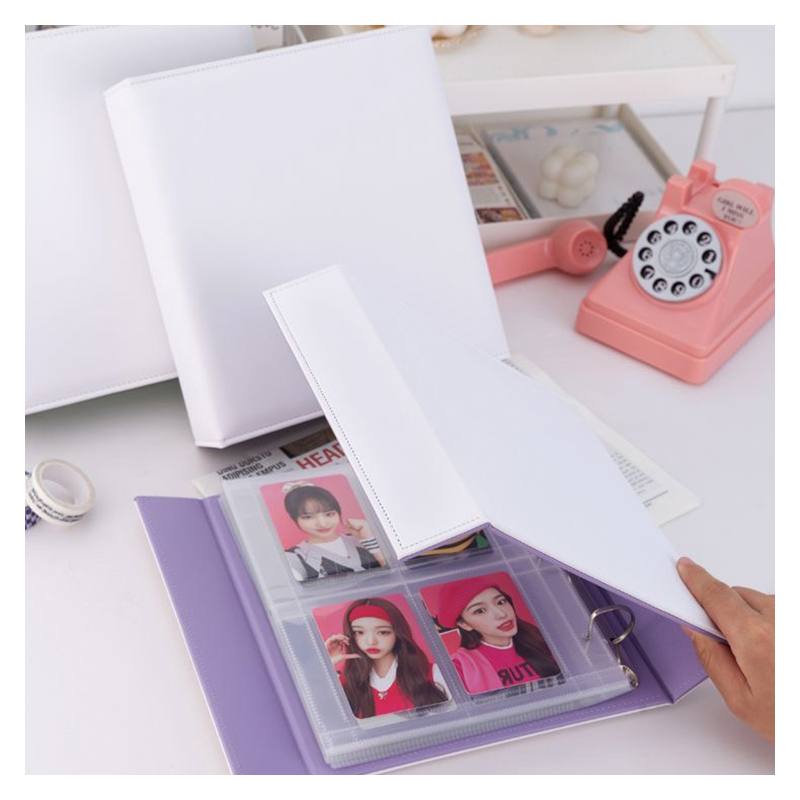 Kpop Photo Card Binder 3 Inch - Raccoglitore A5 Cartoline fotografiche magnetiche D
